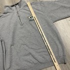 Green Bay Packers Sweatshirt Adult Large Gray 1/4 Zip Vintage Distressed — photo 9
