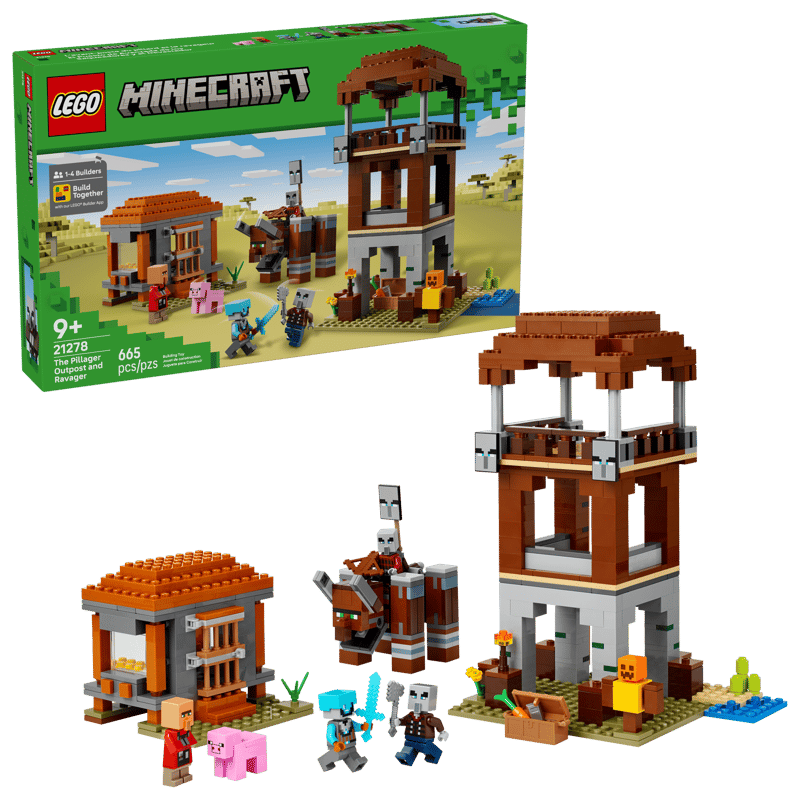 LEGO Minecraft 21278 The Pillager Outpost and Ravager 665 Pcs Ages 9+ Brand New - Image 3