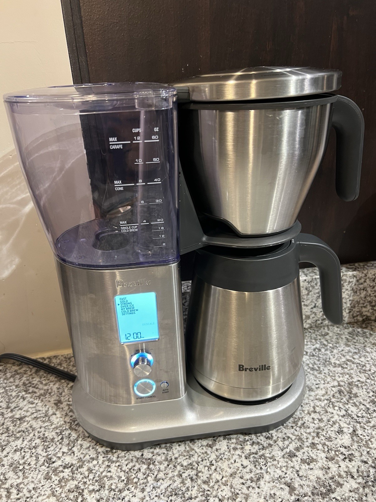 Breville BDC450BSS Precision Brewer Drip Coffee Machine, 60 oz Thermal Carafe
