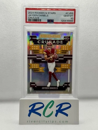 Jayden Daniels - 2024 Rookies & Stars - Crusade - PSA 10 - Commanders 🐖
