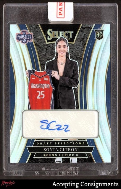 2025 Panini Select WNBA Draft Selection Silver Sonia Citron RC Rookie AUTO