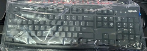 Logitech MK120 Wired USB Keyboard Mouse Desktop Combo Set OPEN BOX (e) - 第 6/6 張圖片