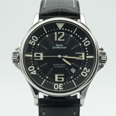 DANEIL JEANRICHARD AUTOMATIK HERREN UHR 24020 STAHL 42MM SCHÖN DIVERCOPE