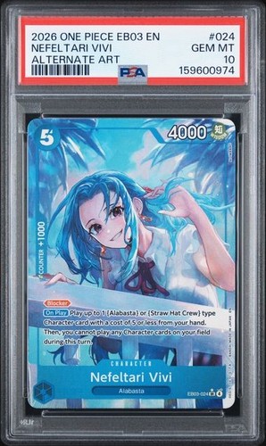 Nefeltari Vivi (Alternate Art) graded PSA 10 for sale on eBay