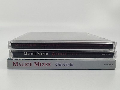 Malice Mizer 3 CDs: Gardenia, Garnet, Beast of Blood (Klaha Vo