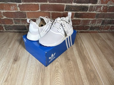 Adidas Womens NMD R1 Primeblue White Sz 7.5 GX8313 Running Shoes NEW