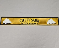 Cutty Sark Scotch Whiskey Bar Mat Rubber Spill Runner 23 1/4" X 3 1/2"