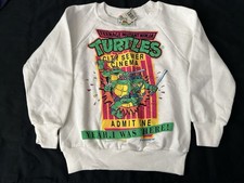1990 Vintage Teenage Mutant Ninja Turtles Kids Sweater Size M