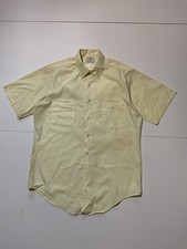 Vintage 50s 60s Towncraft Penneys Penn Prest Polyester Rockabilly Button Shirt