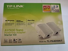 TP-Link AV500 Nano Powerline Adapter Starter Kit (Model No. TL-PA4010KIT).
