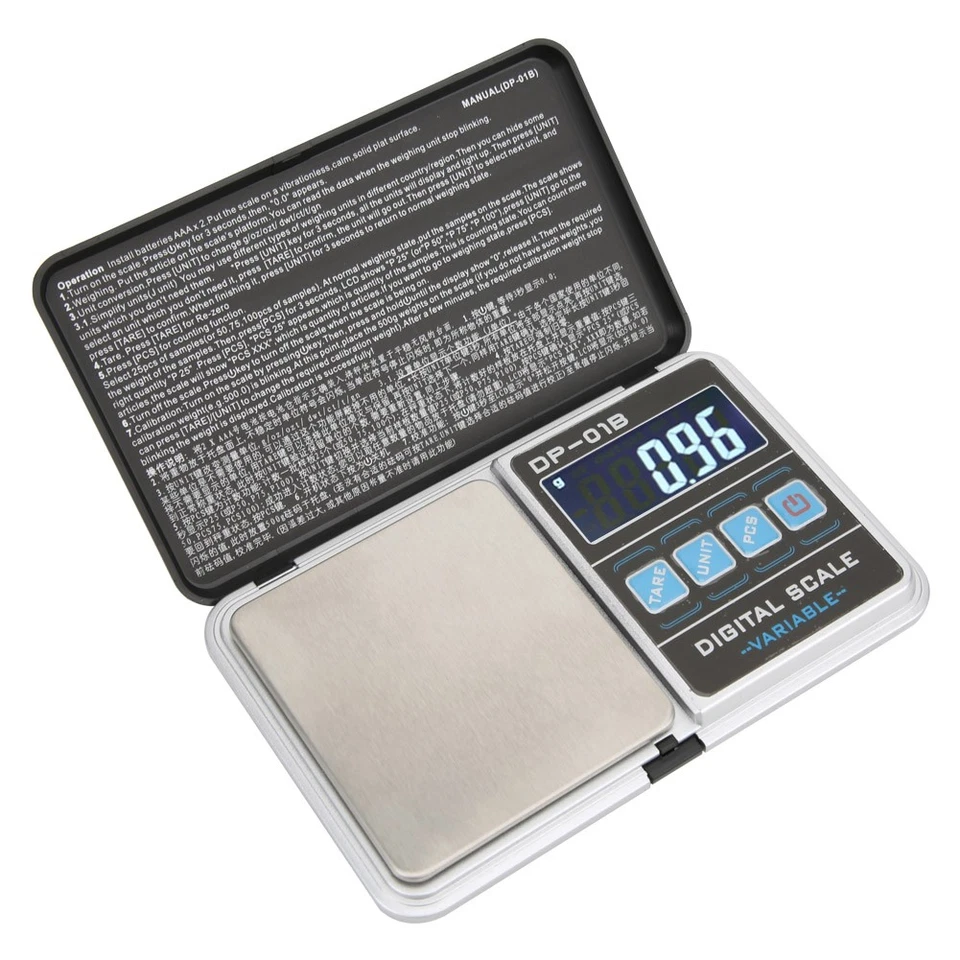 500g/0.01g High Accuracy Portable Mini Digital Scale Pocket Scale Für Küche BA - Bild 4 von 4