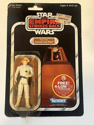 Kenner Star Wars 45 Back Cloud Car Pilot ESB Figur Skinned POP