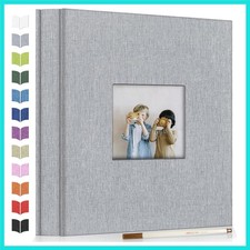 Photo Album Self Adhesive Scrapbook Album for 3x5 4x6 5x7 8x10 Pictures,40 Pa...