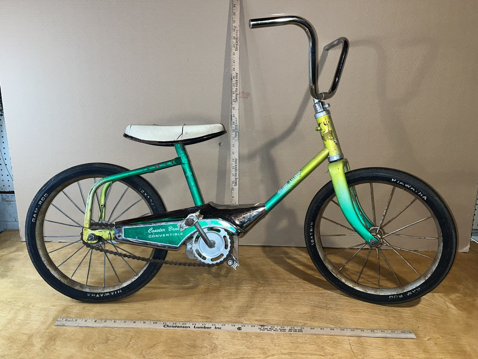 Vintage 16” Muscle Bike Hiawatha Made By Murray Ram Rod | eBay