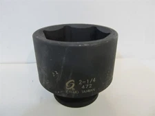 Sunex Tools 472 , 2-1/4", 3/4" Drive, 6 Point, Standard Impact Socket