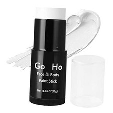 Face Paint Stick, Cream-Blendable Halloween Makeup - Waterproof, Full White