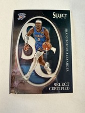 Panini Select Shai Gilgeous-Alexander Select Certified 2023 OKC Thunder 20
