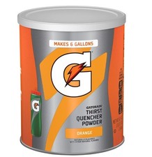 Gatorade Thirst Quencher Orange Sports Drink Mix Powder, 51 oz Canister New