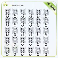 30pcs #51321938884 fender retainer nylon white fastener car clips for BMW