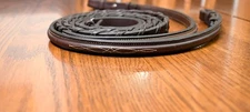 New Cavalry,fancy laced reins brown edgewood for bridle