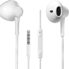 Auriculares con Cable, In-Ear Auriculares con Microfono jack 3,5 mm Cascos