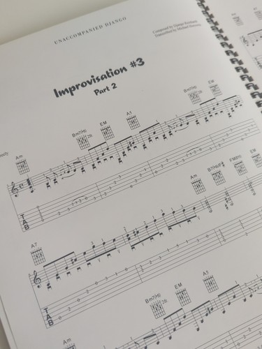 Michael Horowitz unbegleitete Django Kompositionen Jazz Gitarre Spirale 164 Seiten + Tab - Bild 11 von 21