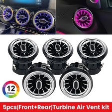 LED Luftdüsen Ambientelicht Mercedes A W176 CLA W117 GLA X156 12 Farben 5Stk LED Luftdüsen Ambientelicht Mercedes A W176 CLA W117 GLA X156 12 Farben 5Stk