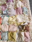 Vintage Mid-Century Nine Patch Tied Quilt — photo 2