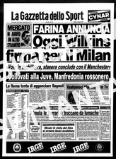 LA GAZZETTA DELLO SPORT 1984 MESE COMPLETO MAGGIO MILAN WILKINS MOSER CHINAGLIA