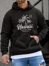 HOT-Hawaii Graphic Men's Heavyweight Hoodie