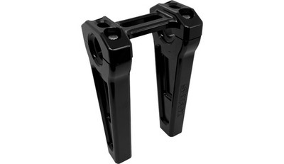 SlyFox Straight Riser Kit 10in Höhe Schwarz Motorrad Street Bike TM-SLY4