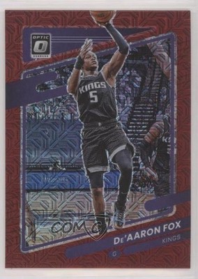 2021-22 Panini Donruss Optic Choice Red Prizm 20/88 De'Aaron Fox #85 rf2