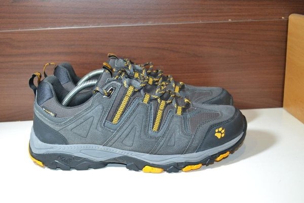 Men Jack Wolfskin Boots Grey Suede 45.5