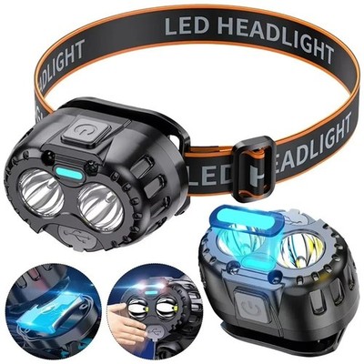 Neue leistungsstarke LED Stirnlampe IPX4 wasserdichte Notfall Taschenlampe 250LM Camping