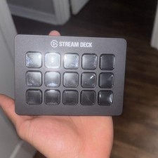 Elgato Stream Deck 15-Key USB Wired Standalone Keyboard Black Plastic