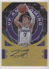 2019-20 Panini Contenders Optic Up and Coming Gold Prizm 1/10 Kyle Guy Auto 0el