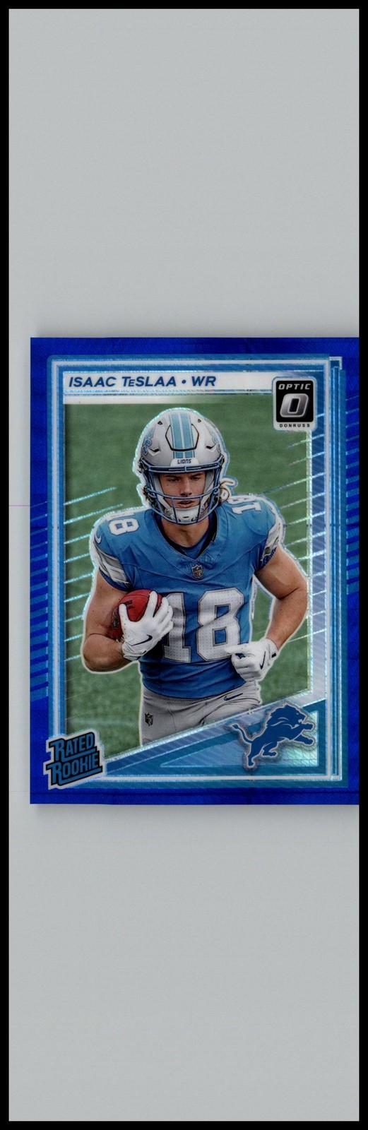 2025 Donruss Optic #219 Isaac TeSlaa Blue Hyper