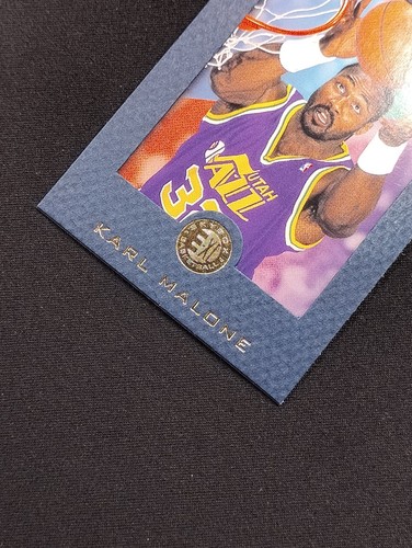 1995-96 Skybox E-XL #83 KARL MALONE Utah Jazz BLUE FRAME PARALLEL SP MINT - Picture 5 of 12