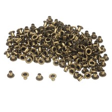 200set Tiny Grommets Kit Metal Eyelets 2mm Grommet for Shoes Clothes Bronze