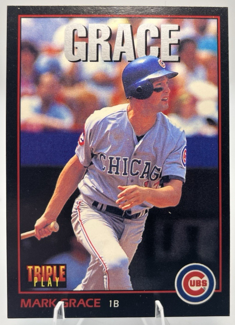 1993 Triple Play Mark Grace #211 Chicago Cubs Baseball Card