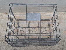 Vecchia cassetta ferro vintage x bottiglioni vino 1971  CIV MODENA RARA