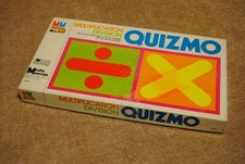 Quizmo Multiplication Division Educational Lotto Game Complete 1985
