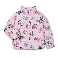 Hello Kitty Girls Puffer Jacket Size 4 5 6 7 8 10 12 14 16 18 XL Coat My Melody