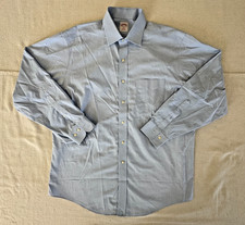 Brooks Brothers 346 Men's 16.5-4/5 Blue Non-Iron Regular Fit Long Sleeve Shirt
