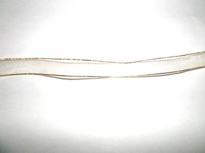 BAND 12,9 MM AUF 1 METER - GELB/GOLD - NEU - NRUB029