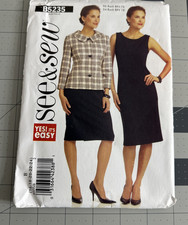 Butterick 5235 Sewing Pattern Easy Misses Dre...