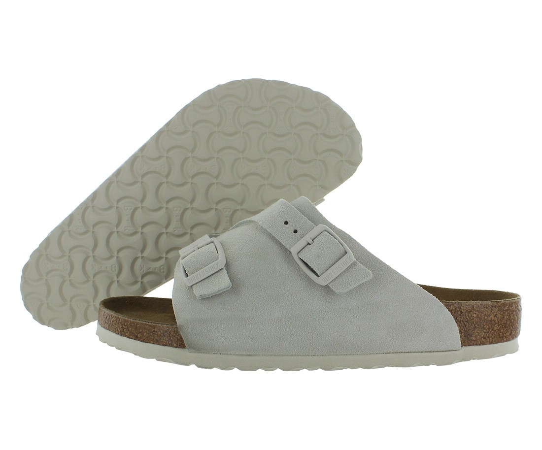 Birkenstock Zurich Unisex Shoes Size 8, Color: Antique White