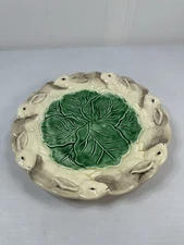 Vintage The Haldon Group The Parade Of Bunnies Plate MAJOLICA  1988  8" Japan