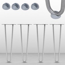 Set of 4 Hairpin Legs 30CM Hairpin Leg Steel Table Leg Furniture Leg Support Foot ?