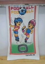 Vintage 1982 Espana 82 Football World Cup Beach Towel - Spain - England 
